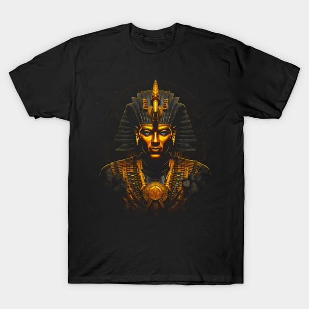 Pharaoh - Ancient God Of Egypt T-Shirt by GlossyEmpress